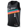 Dres San Antonio Spurs Victor Wembanyama Nike 2025-26 City Edition Crno Swingman